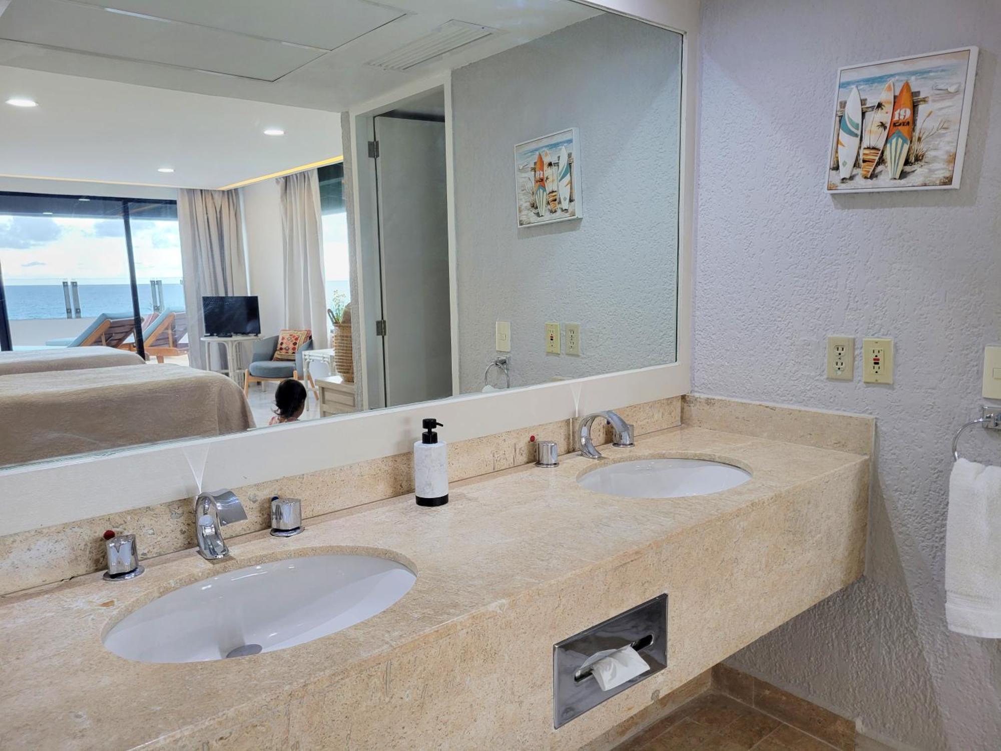 Beachfront Getaway Condo 坎昆 外观 照片