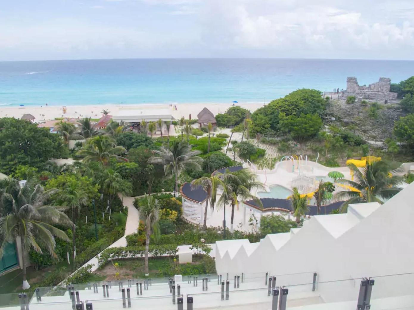 Beachfront Getaway Condo 坎昆 客房 照片